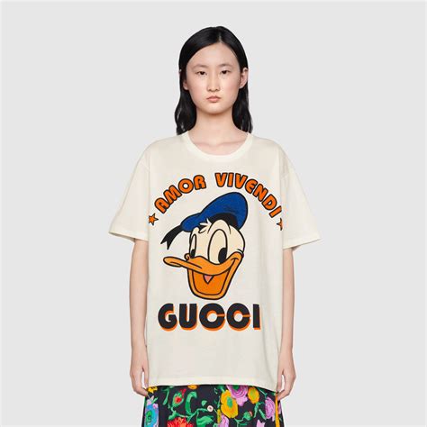 gucci donald duck t shirt mens|donald duck gucci sweater.